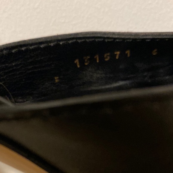 Authentic Gucci Black Mules with Gold Chain Detail - Picture 7 of 7